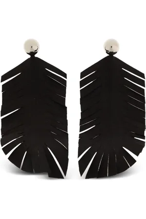 Marni Feathers earrings