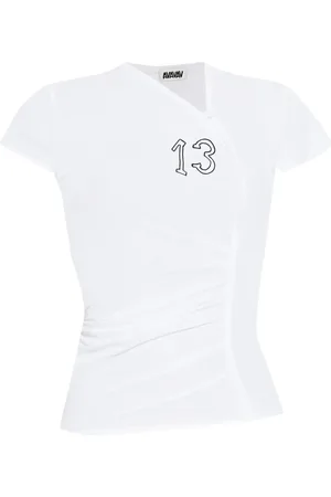 AVAVAV Number-embroidered T-shirt