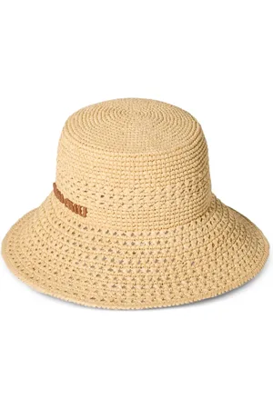 Miu Miu Woven raffia bucket hat