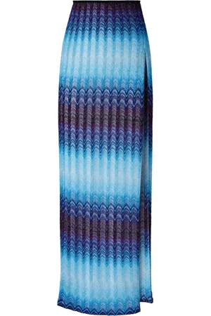 Missoni Zigzag-pattern maxi skirt
