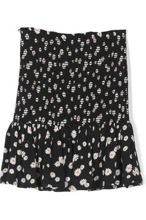 Les Coyotes de Paris Floral-print pleated skirt