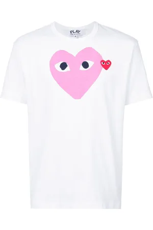Comme des Garçons Heart print T-shirt