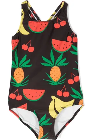 Mini Rodini Fruit-print swimsuit
