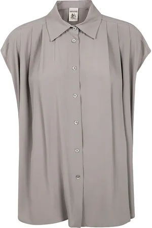 SEMICOUTURE Satin-finish shirt