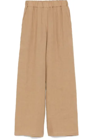Kaos Linen wide-leg trousers
