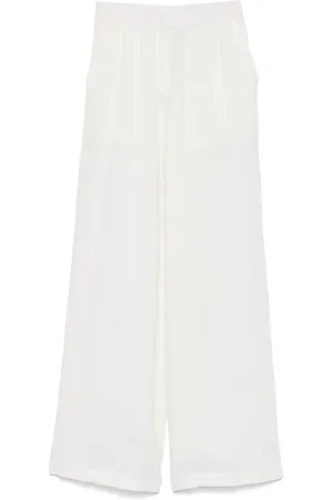Kaos Linen wide-leg trousers