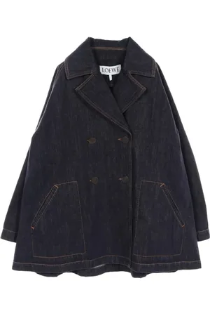 Loewe 2010s denim peacoat