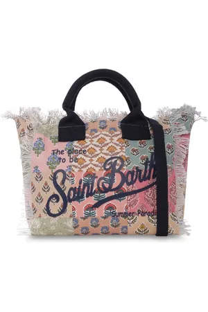 MC2 SAINT BARTH Logo-print beach bag