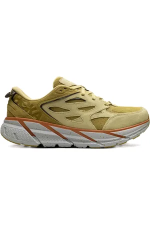 Hoka One One Clifton L Suede "Golden Lichen" sneakers
