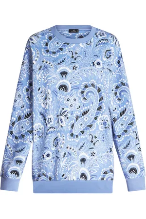 Etro Bandana-print cotton sweatshirt