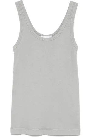 NUDE Logo-embroidered tank top