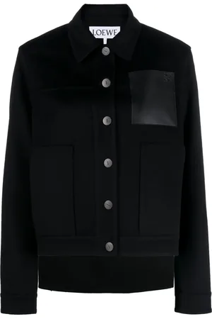 Loewe Anagram-debossed shirt jacket