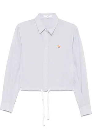 Maison Kitsuné Fox-patch shirt