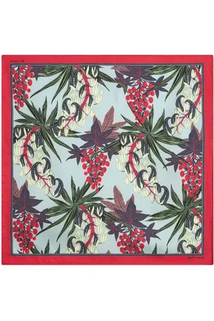 Etro Floral-print silk pocket square