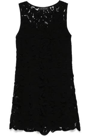 Kaos Crochet-knit mini dress