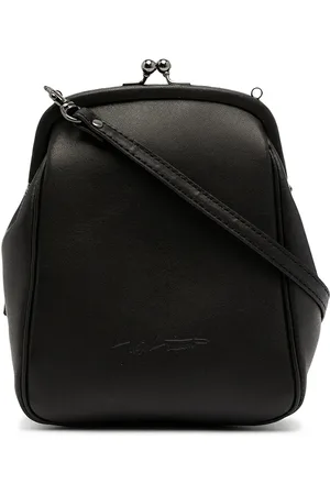 YOHJI YAMAMOTO Logo-embossed leather shoulder bag