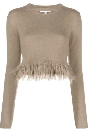 J.W.Anderson Fringed-hem cropped jumper