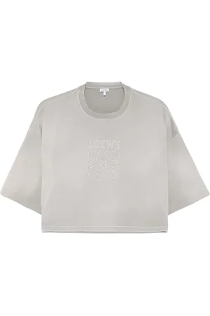Loewe Cropped cotton T-shirt