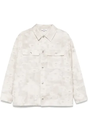 Maison Kitsuné Daisy Field-print overshirt