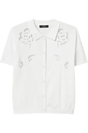 Twin-Set Broderie-anglaise short-sleeve shirt