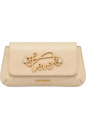 Moschino Logo-lettering clutch bag