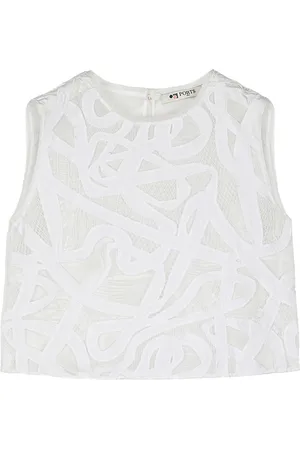 PORTS 1961 Lace-detailing top