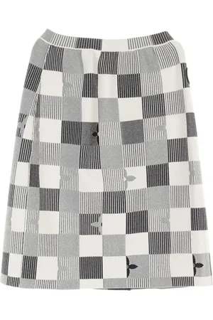 LOUIS VUITTON 2010s Pop Monogram Damier mini skirt