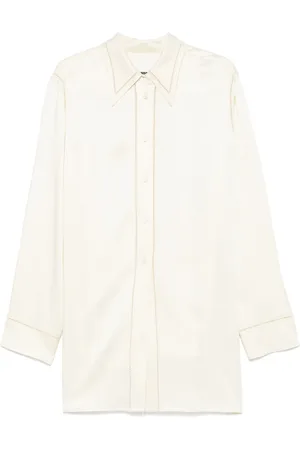 Jil Sander Embroidered motif shirt
