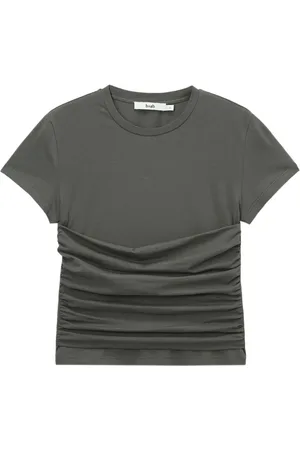 B+AB Ruched-detail T-shirt