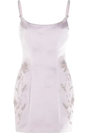 Elisabetta Franchi Satin-finish mini dress