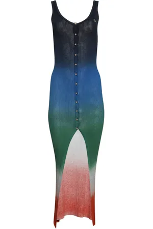 Casablanca Gradient-effect maxi dress