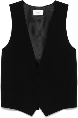 Saint Laurent Silk crepe waistcoat