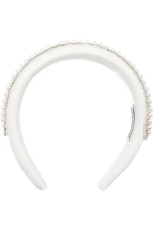 Self-Portrait Faux pearl-embellished headband