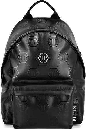 Philipp Plein Monogram-embossed backpack