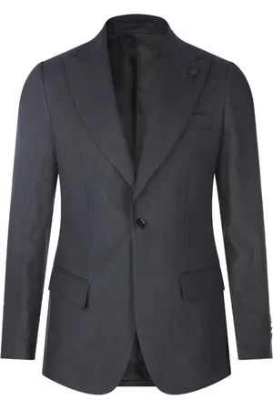 LARDINI Brooch-detail blazer