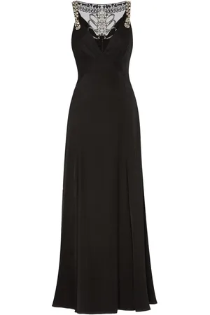 TEMPERLEY LONDON V-neck maxi dress