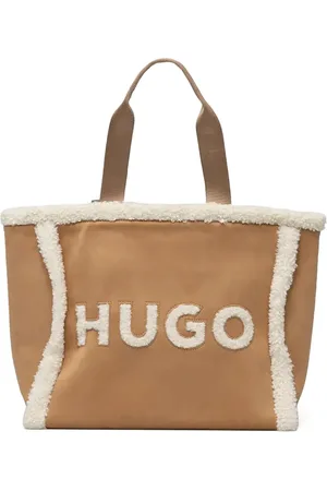 HUGO BOSS Becky faux-shearling tote bag