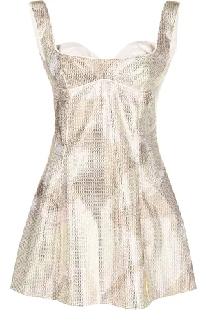 GCDS Mina Bell crystal-embellished minidress