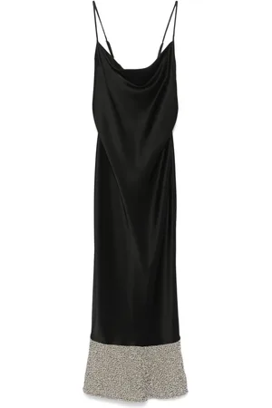 Nanushka Satin midi dress