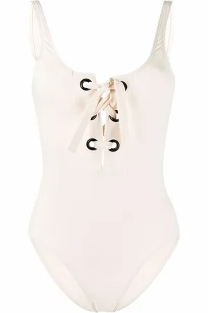 ERES Cleodore lace-detail swimsuit