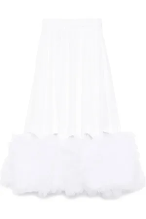 NOIR KEI NINOMIYA Cotton midi skirt