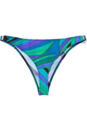 Puccini Iride-patterned bikini bottoms