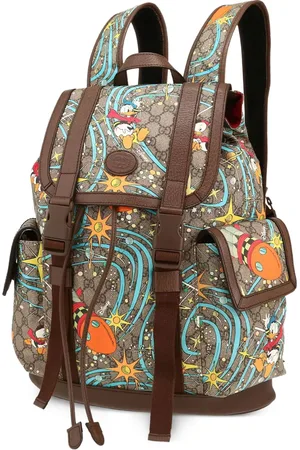 Gucci X Disney 2020 GG Supreme Donald Duck backpack