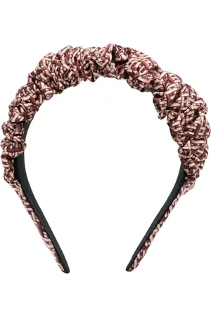Fendi FF-logo ruched hairband