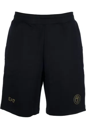 EA7 Logo-patch track shorts