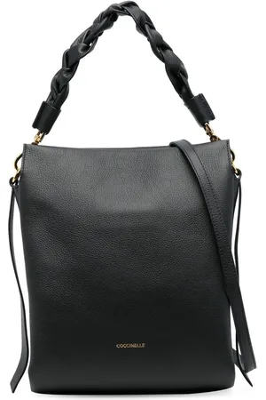 Coccinelle Braided-strap leather tote