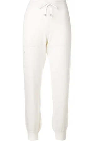 Barrie Drawstring cashmere track pants