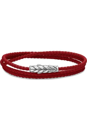 David Yurman Sterling Chevron Triple bracelet