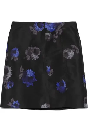 Prada 1990s floral mini skirt
