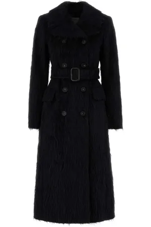 Sportmax Modico faux-fur belted coat